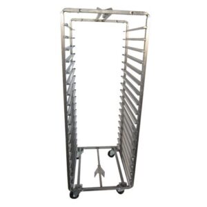 CHARIOT CUISSON INOX FOUR POLIN  600x800 18 ETAGES