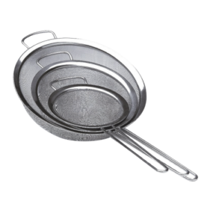 LOT DE 3 PASSOIRES INOX DE Ø15-20-26